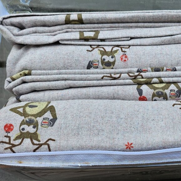 NEW in package La Rochelle Collection Twin Heather flannel sheet set - Picture 4 of 7